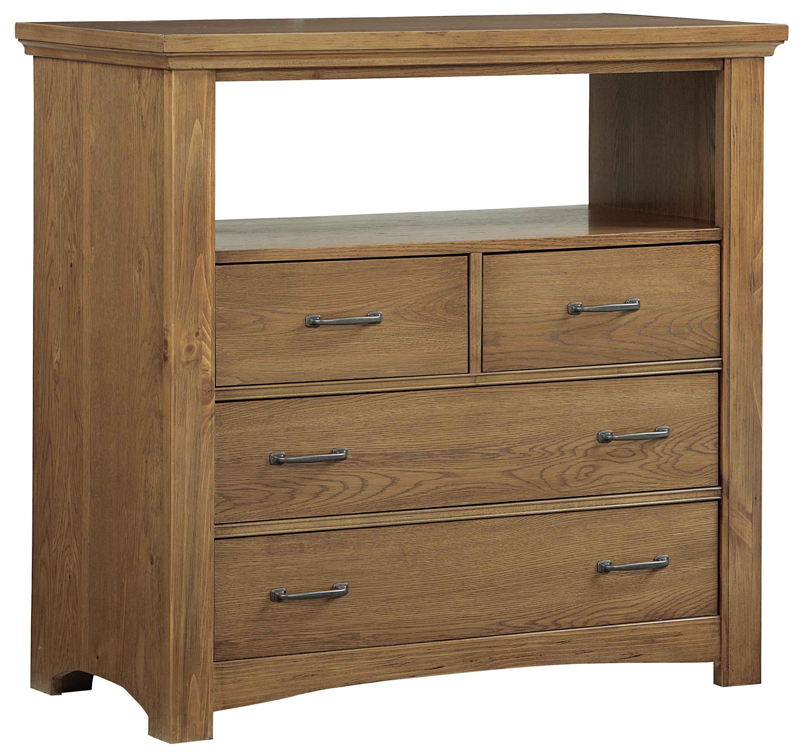 Vaughan Bassett Transitions Casual Contemporary Media Chest 4 drawers